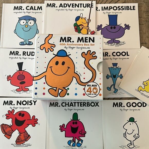 Good👍?Noisy🛎️?Happy😊?Messy?Mr Men 📚 have you covered! 40 Anniversary Ed+more - Picture 6 of 17